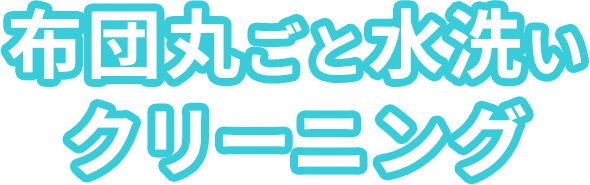 布団丸ごと水洗いクリーニング