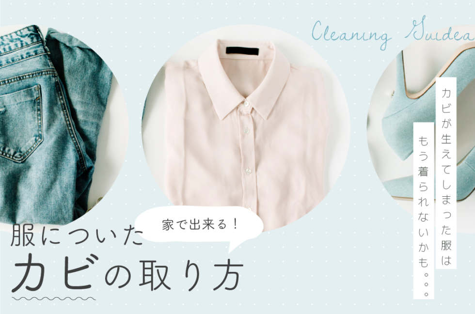 諦めるにはまだ早い 家でできる服についたカビの取り方