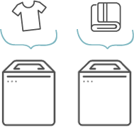（2）衣類と分けて洗濯
